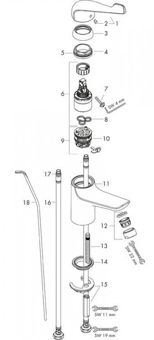 Hansgrohe Novus 71921000