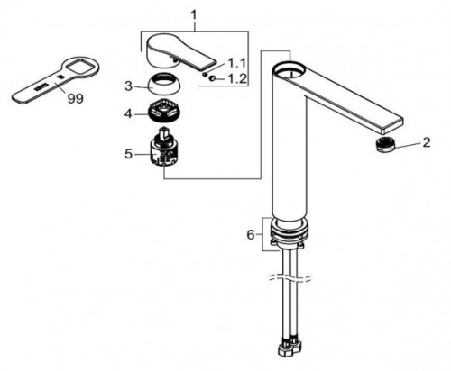 Kludi Zenta SL 482560565