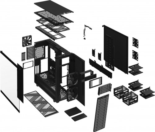 Fractal Design Define 7 XL Dark Tempered Glass