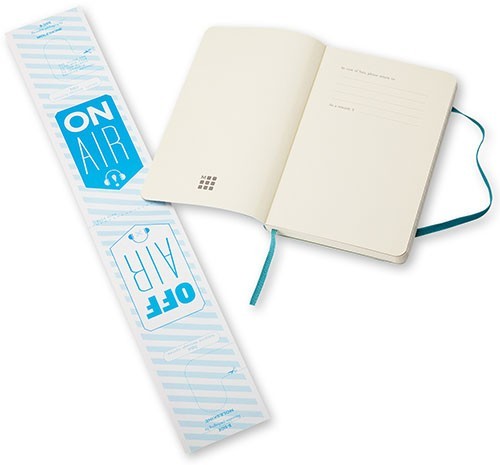 Moleskine Ruled Notebook Pocket Soft Aquamarine