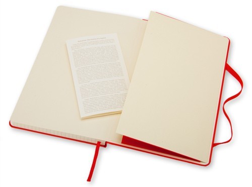 Moleskine Ruled Notebook Large Red