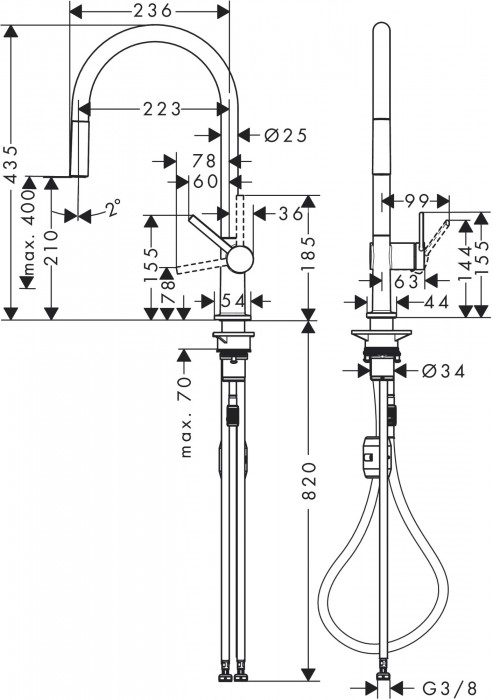 Hansgrohe Talis M54 72802000