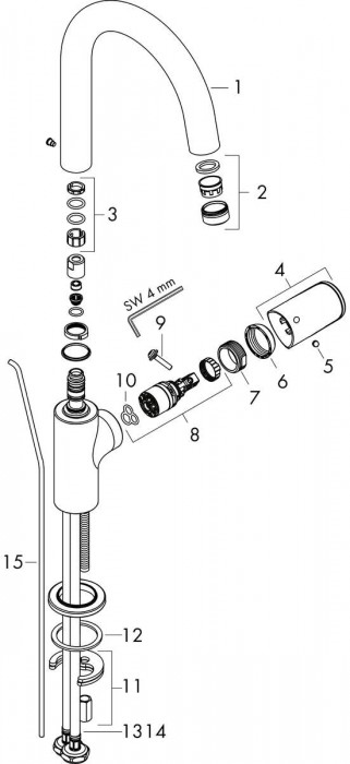 Hansgrohe Vernis Blend 71554000