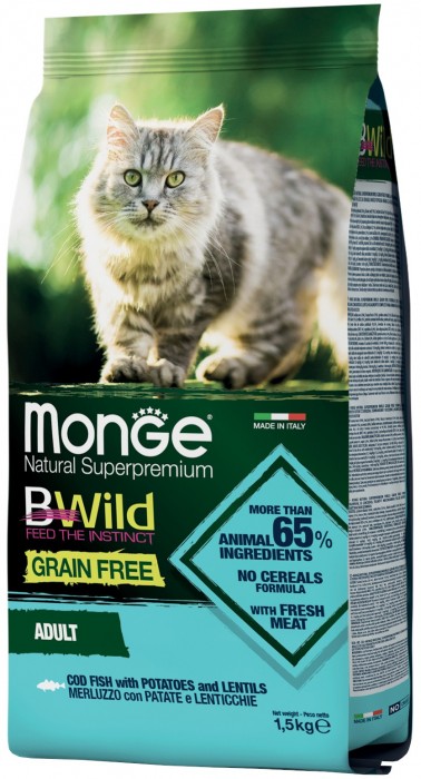 Monge Bwild Grain Free Merluzzo 1.5 kg