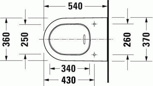 Duravit White Tulip 2576092000