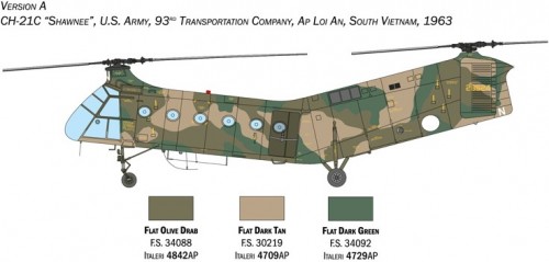 ITALERI H-21C Flying Banana GunShip (1:48)