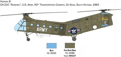 ITALERI H-21C Flying Banana GunShip (1:48)