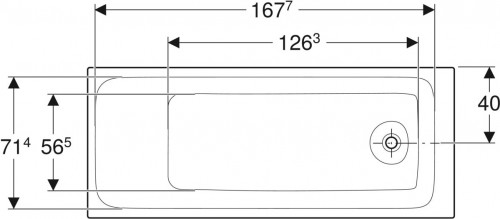 Geberit Tawa Slim rim 180x80 554.122.01.1