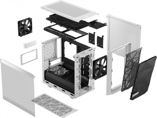 Fractal Design Meshify 2 Nano White TG Clear Tint