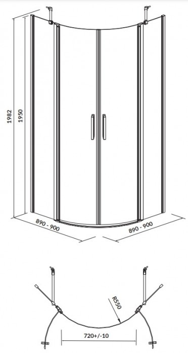 Cersanit Moduo 90x90 S162-010