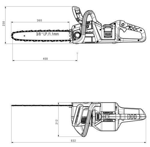 Metabo MS 36-18 LTX BL 40