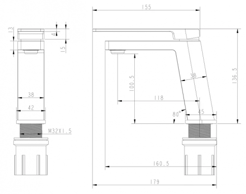 Devit Linea 150W1245B