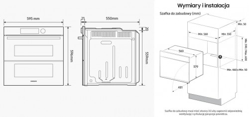 Samsung Dual Cook Flex NV7B4525ZAS