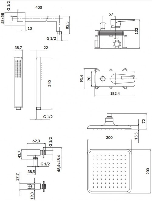 Cersanit Mille S952-012