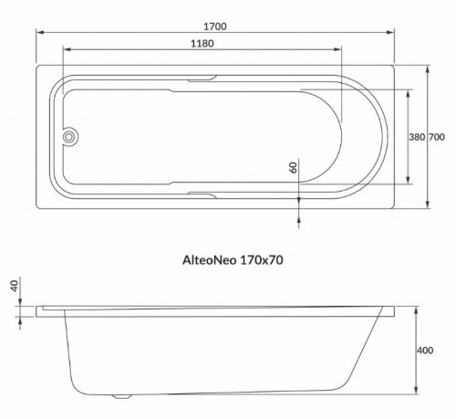 Volle Altea Neo 170x70 1228.001770