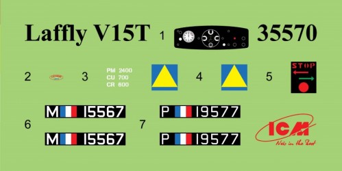 ICM Laffly V15T with Hotchkiss Machine Gun (1:35)