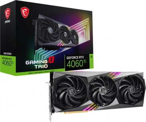 MSI GeForce RTX 4060 Ti GAMING X TRIO 8G