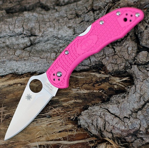 Spyderco Delica 4 FRN Pink