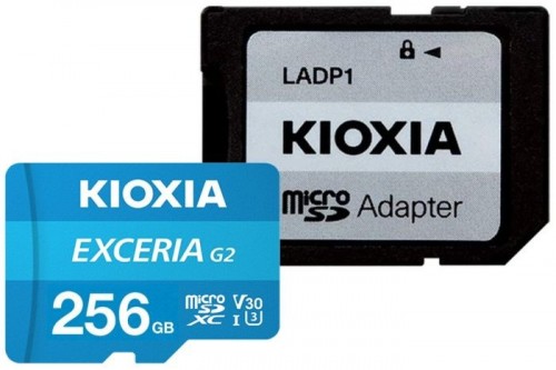 KIOXIA Exceria G2 microSDXC with Adapter 256Gb