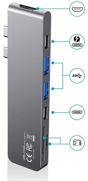 Choetech 7-in-1 USB-C Multiport Adapter