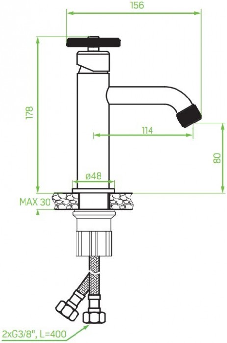 Laveo Muro BAU 722D