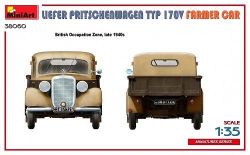 MiniArt Liefer Pritschenwagen Typ 170v Farmer Car (1:35)