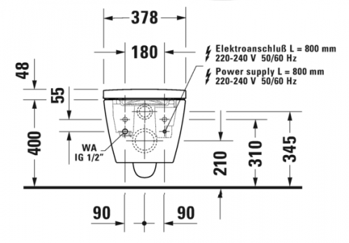 Duravit ME by Starck / SensoWash 2510092000