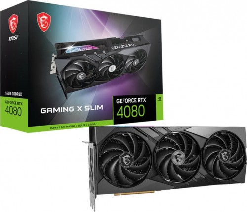 MSI GeForce RTX 4080 16GB GAMING X SLIM