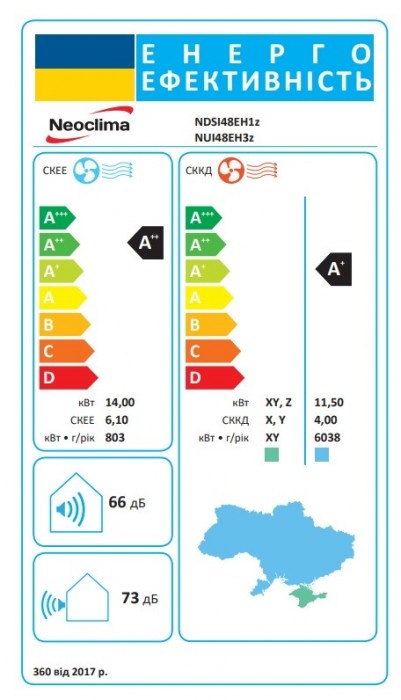 Neoclima NDSI36EH1z/NUI36EH3z