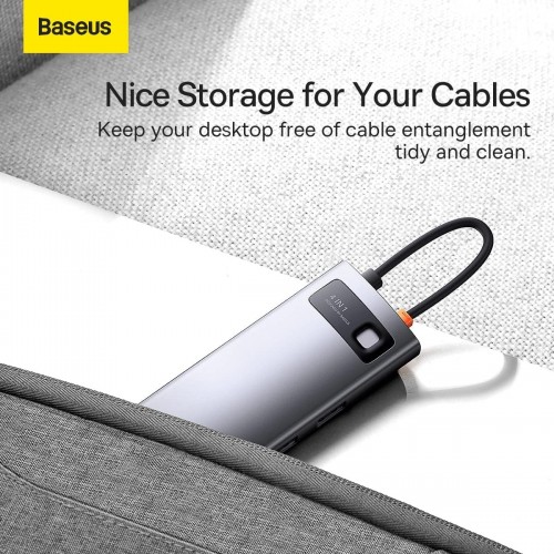 BASEUS Metal Gleam Series 4-in-1 USB Type C - 4 x USB 3.2 Ge