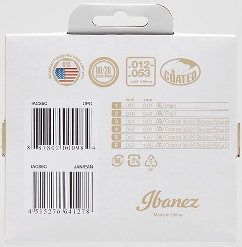 Ibanez Acoustic Guitar Strings 12-53