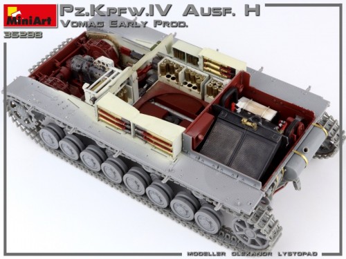 MiniArt Pz.Kpfw.IV Ausf. H Vomag Early Prod May 1943 Interio