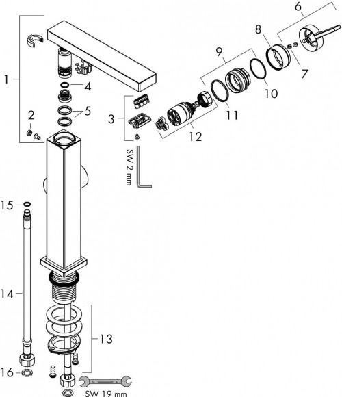 Hansgrohe Tecturis E 73060000