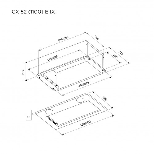 Pyramida CX 52 1100 E IX