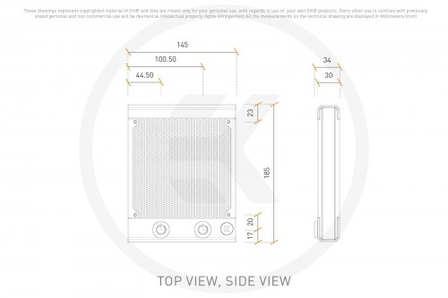 EKWB EK-Quantum Surface S140 - White