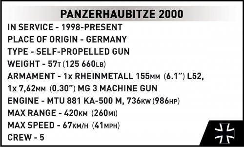 COBI Panzerhaubitze 2000 2628