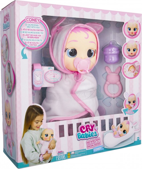 IMC Toys Cry Babies Newborn Coney 911284