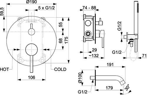 Armatura Moza 5039-401-00