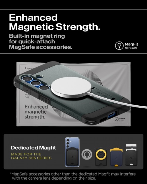 Spigen Tough Armor AI with MagSafe for Galaxy S25 Plus