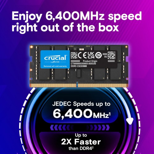 Crucial DDR5 CSODIMM 1x32Gb