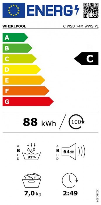 Whirlpool C WSD 74M WWS PL
