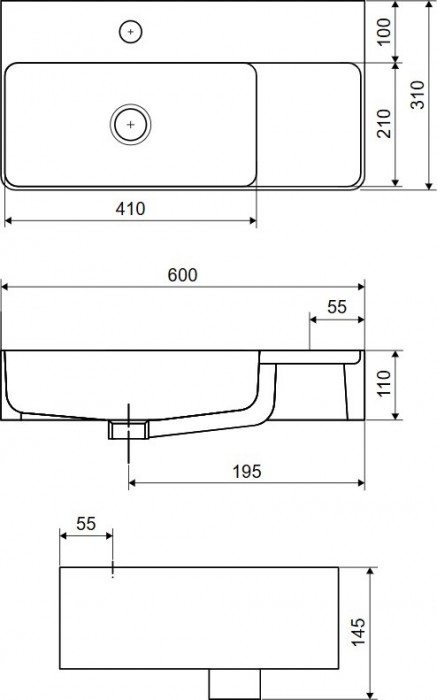 Excellent Ness CENL.3519.600.WH