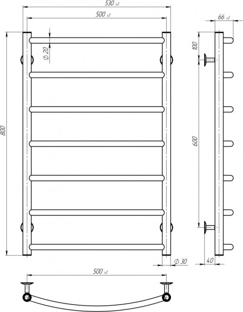 Deffi Classik E L P7 500x800 C.DK.80.50.7.E.C.L.5