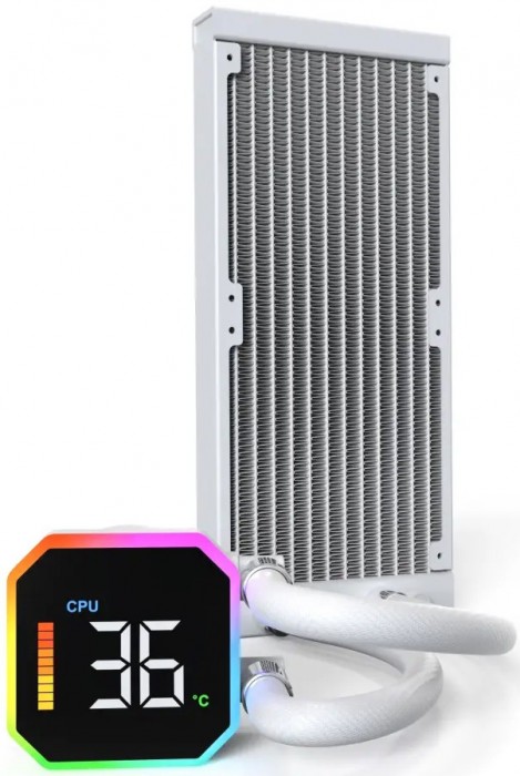 Montech HyperFlow Digital 240 White