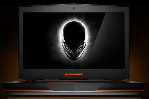 фронтальный вид Dell Alienware 18