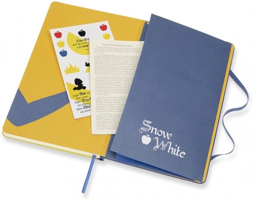 Moleskine Snow White Ruled Notebook Blue