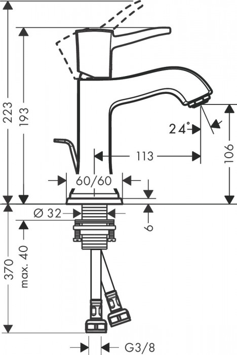 Hansgrohe Metropol Classic 31300