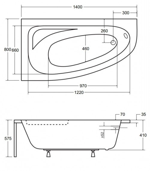 Besco Cornea  140x80 см