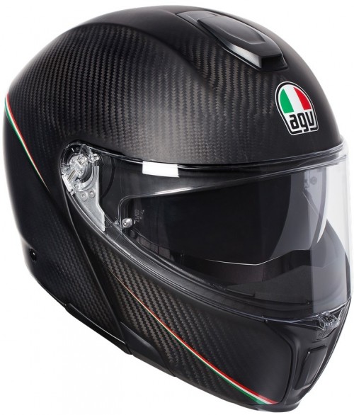 AGV Sportmodular TRICOLORE MATT CARBON/ITALY