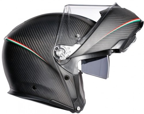 AGV Sportmodular TRICOLORE MATT CARBON/ITALY